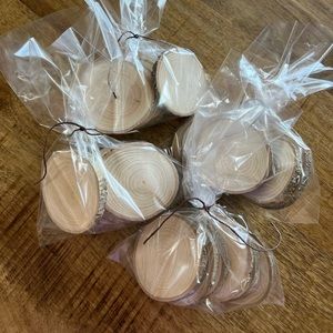 Homemade, Rustic Wood Slices